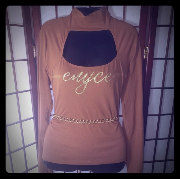 Enyce Tops - Enyce High neck Open Top